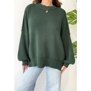 Grey Bandit - Women's Green Sweater